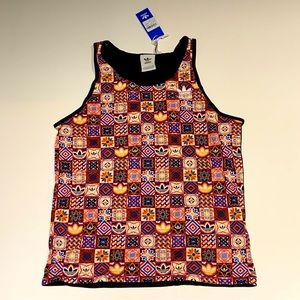 🎨 ADIDAS WXE TANK TOP MOSAIC MENS SLEEVELESS TANK TOP - NEW 🎨